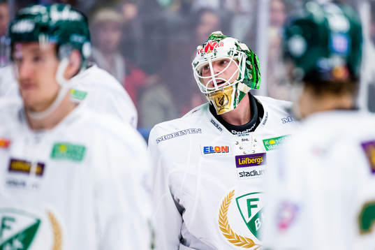 Färjestads målvakt Fredrik Pettersson Wentzel