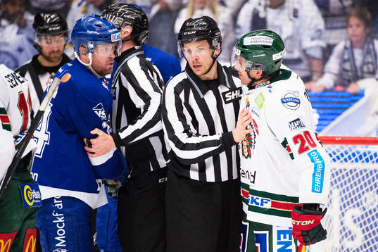 Leksands Jonas Frögren och Frölundas Joel Lundqvist