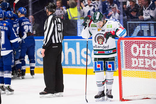 Frölundas Mats Rosseli Olsen deppar