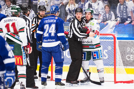 Frölundas Joel Lundqvist i bråk med Leksands Jonas