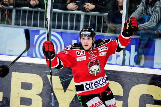 Malmö Redhawks Fredrik Storm jublar