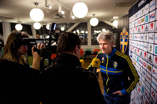 Sveriges förbundskapten Pia Sundhage