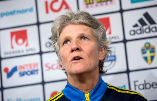 Sveriges förbundskapten Pia Sundhage