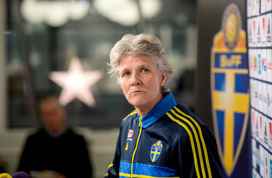 Sveriges förbundskapten Pia Sundhage
