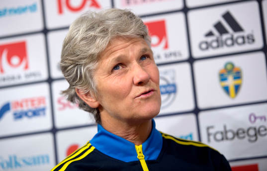 Sveriges förbundskapten Pia Sundhage