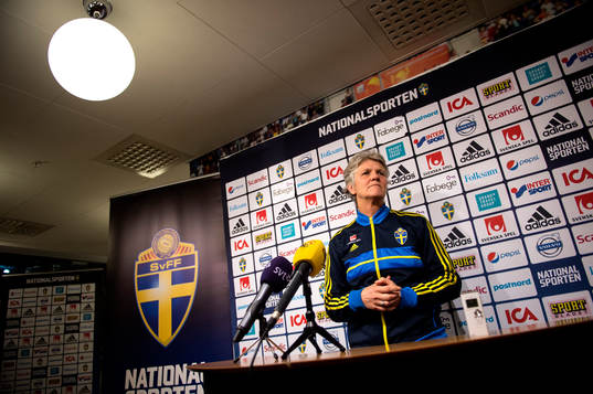 Sveriges förbundskapten Pia Sundhage