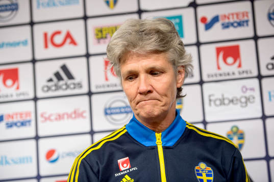 Sveriges förbundskapten Pia Sundhage