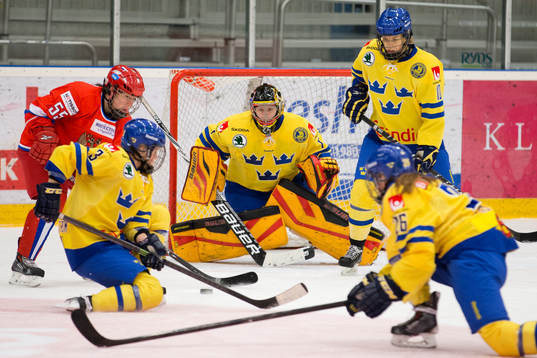 Rysslands Galina Skiba och Sveriges Sofia Engström, Sara