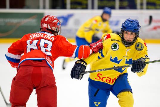 Rysslands Ekaterina Smolina och Sveriges Lina Wester