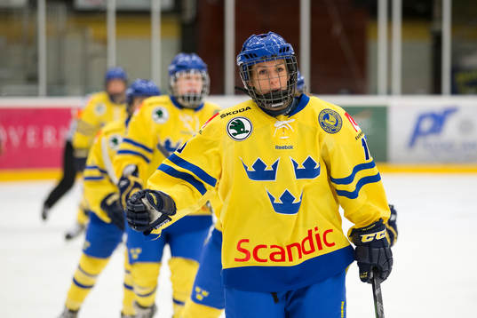 Sveriges Lina Wester jublar