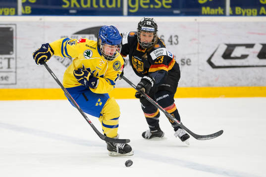 Sveriges Pernilla Winberg och Tysklands Tanja Eisenschmid
