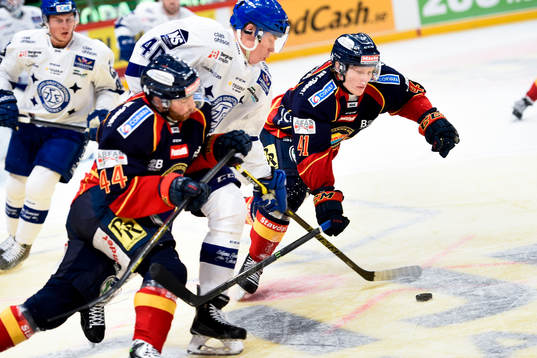 Djurgårdens Markus Nordlund och Alexander Falk