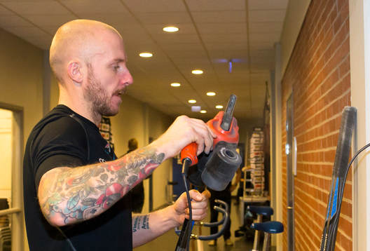 Luleås Jan Sandström har materialvård innan