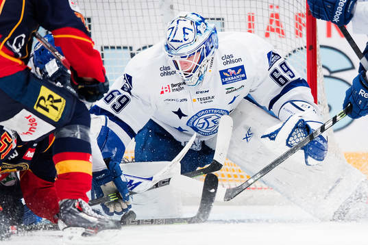 Leksands målvakt Oscar Alsenfelt