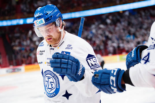 Leksands Mattias Ritola jublar