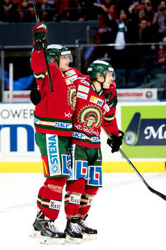Frölundas Oliver Bohm jublar