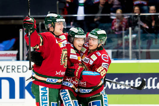 Frölundas Oliver Bohm jublar