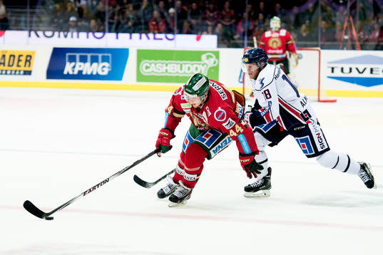 Frölundas Pontus Widerström och Linköpings Jonas Almtorp