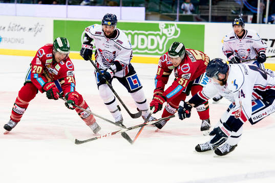 Frölundas Joel Lundqvist och Mats Rosseli Olsen