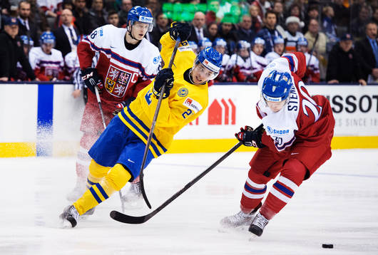 Sveriges Adrian Kempe och Tjeckiens Jan Stencel