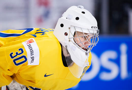 Sveriges målvakt Linus Söderström