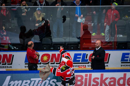 Örebros målvakt Julius Hudacek klädde ut sig till
