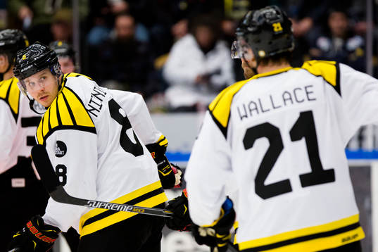 Brynäs Jesse Niinimäki och Tim Wallace