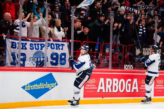 Karlskogas Christian Berglund och Mikael Eriksson jublar