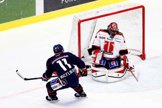 Linköpings Jacob Micflikier gör 1-0