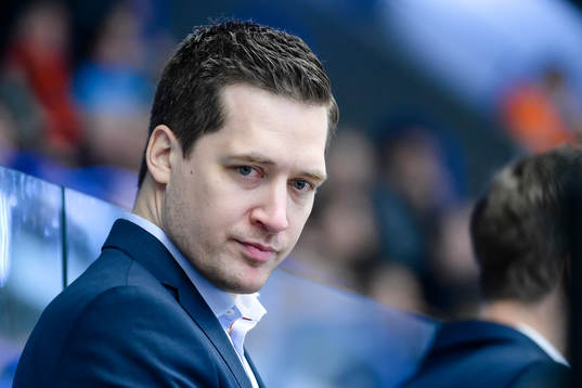 Växjös tränare Sam Hallam