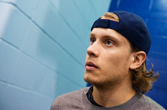 Jacob de la Rose på Sveriges träning