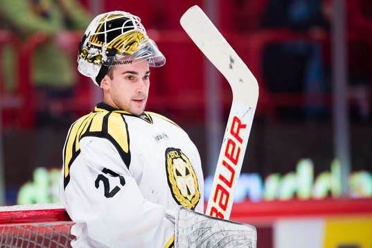 Brynäs målvakt Bernhard Starkbaum