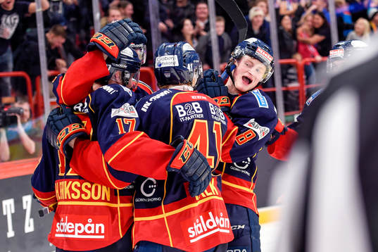 Djurgårdens Henrik Eriksson och Michael Holmqvist och