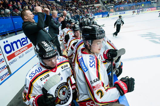 Luleås tränare Joakim Fagervall jublade