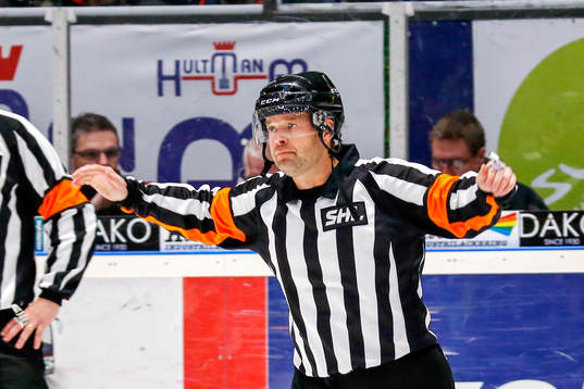 Patrik Sjöberg, domare dömer bort ett mål