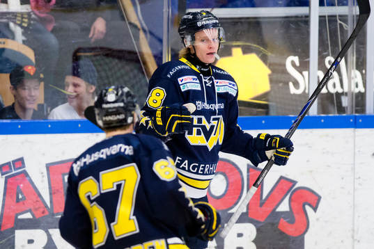 s Christoffer Törngren och Anton Bengtsson  jublar