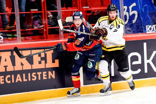 Djurgårdens Marcus Sörensen och Brynäs Niclas Andersén