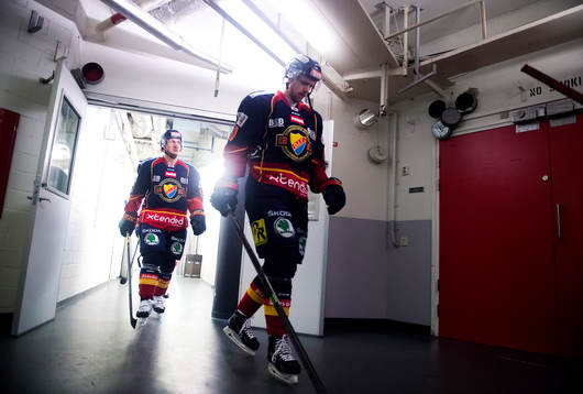 Djurgårdens Markus Nordlund och Henrik Eriksson