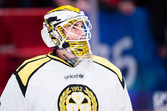 Brynäs målvakt Bernhard Starkbaum