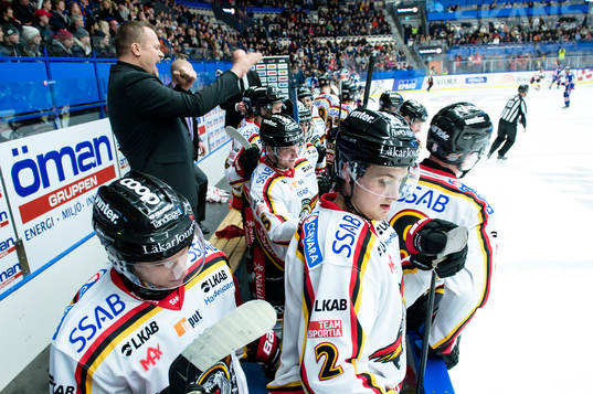 Luleås tränare Joakim Fagervall jublade