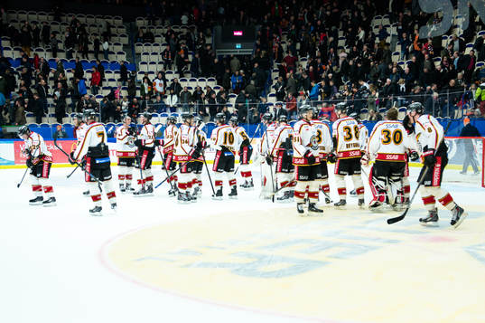 Luleås spelare jublar