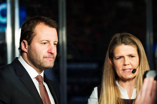 s expert Mikael Renberg och reporter Marie Lehmann