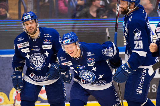 Leksands Kevin Kapstad, Toni Kähkönen och Joonas