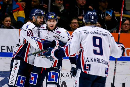 Linköpings Daniel Rahimi, Mattias Sjögren och Anton