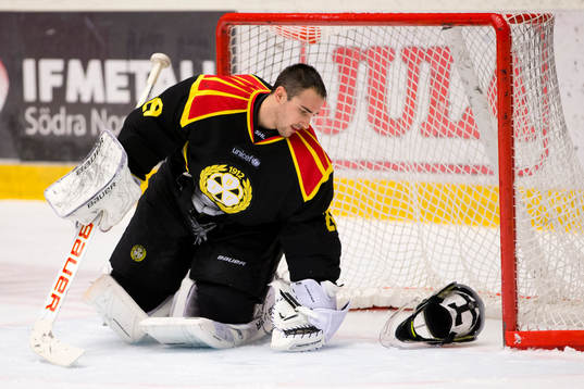 Brynäs målvakt Bernhard Starkbaum