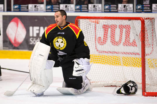 Brynäs målvakt Bernhard Starkbaum