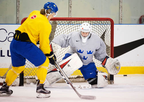 William Nylander oroar framför målvakten Linus