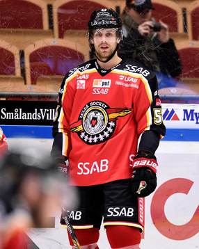 Luleås Jonathan Sigalet på uppvärmningen