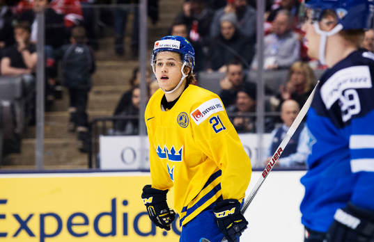 Sveriges William Nylander deppar