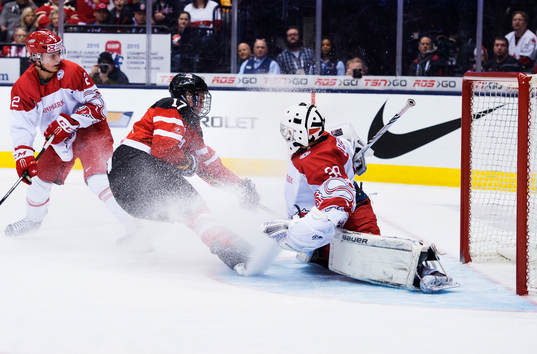 Kanadas Connor McDavid skjuter in 4-0 bakom Danmarks